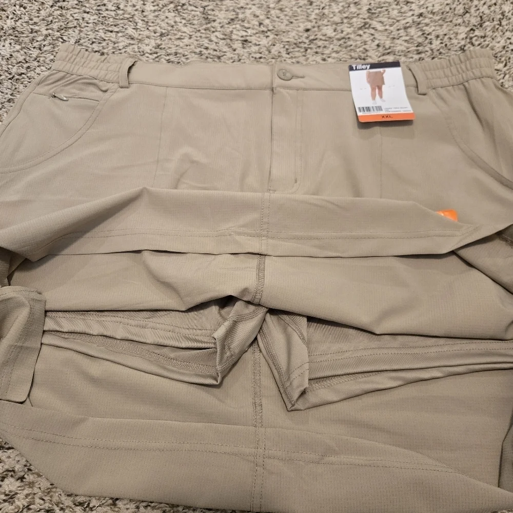 Tilley Ladies Tan Trek Skort With Stretch Ripstop Material Size XXL